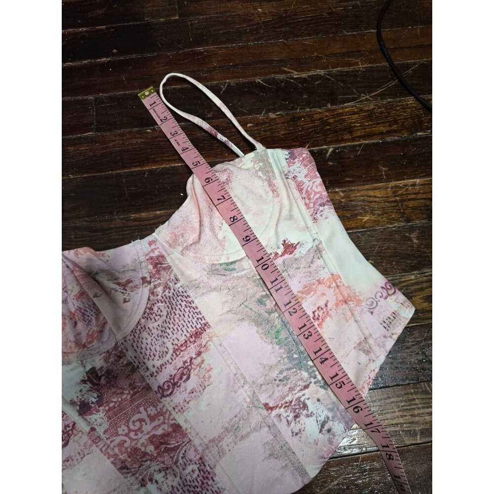 White Fox In the Morning Bustier Primrose Pink Medium Coquette Feminine - Picture 8 of 14